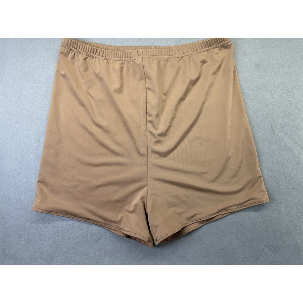 Women's White Fox Shorts Women's Size XL Pullon High Rise Nude